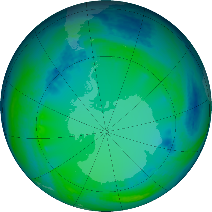 Ozone Map 2004-07-14